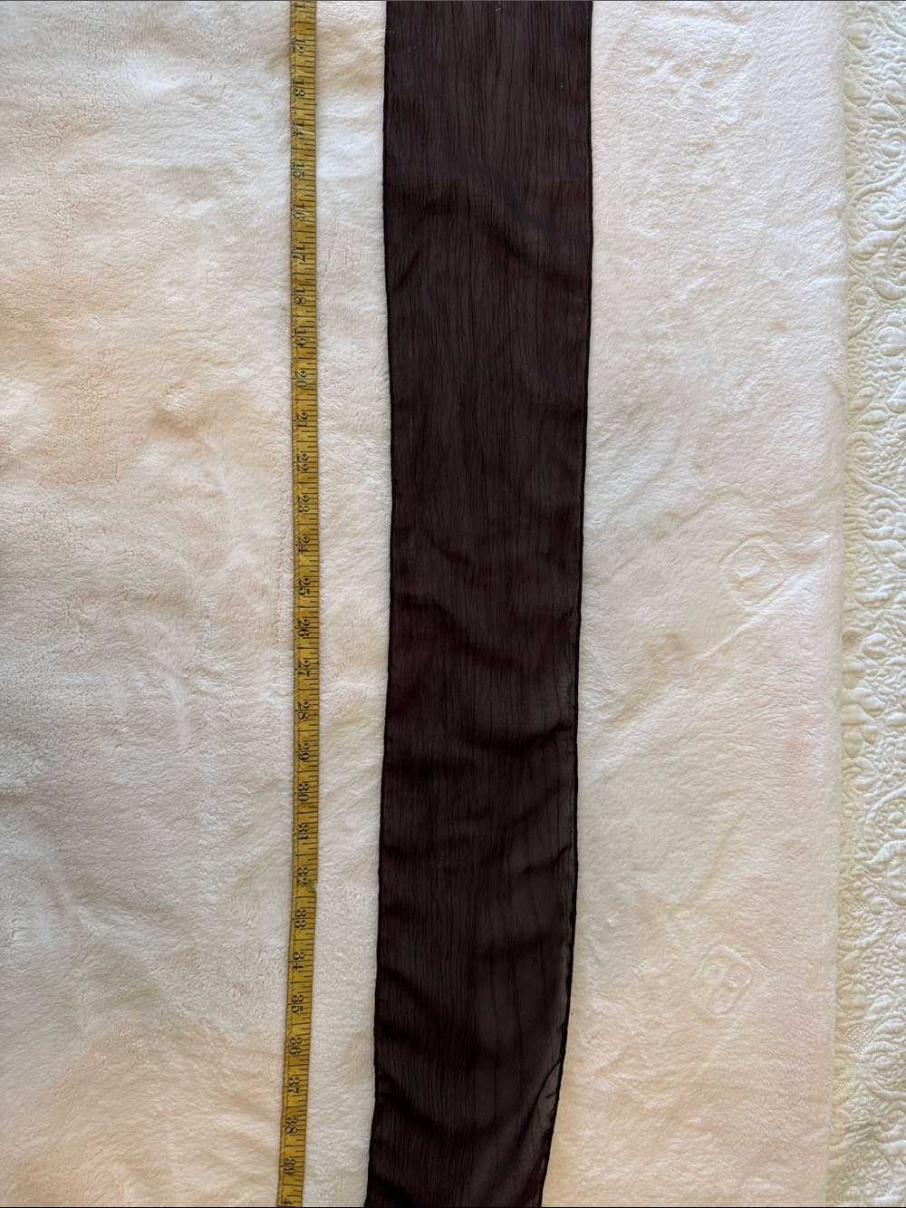 Brown scarf